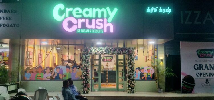 Creamycrush, Ice cream-based desserts brand outlet, launched in Coimbatore